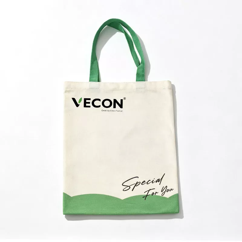 Túi tote vải có logo tùy chỉnh có thể tái sử dụng