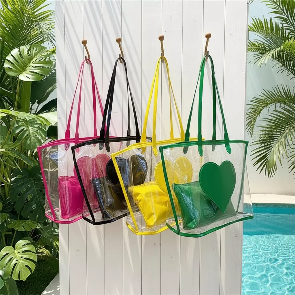 Túi đeo vai PVC nữ hợp thời trang